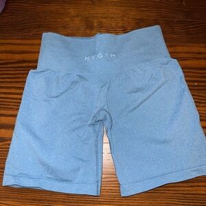 NVGTN Women's Light Blue Bike Shorts